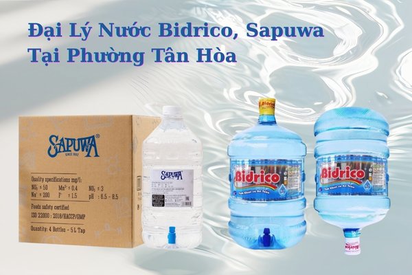 Mua nước tại đại lý Bidrico Sapuwa phường Tân Hòa